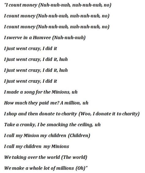 funny yeat lyrics.